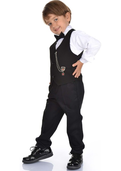 Yelekli Smokin Erkek Çocuk Takım fiyatları