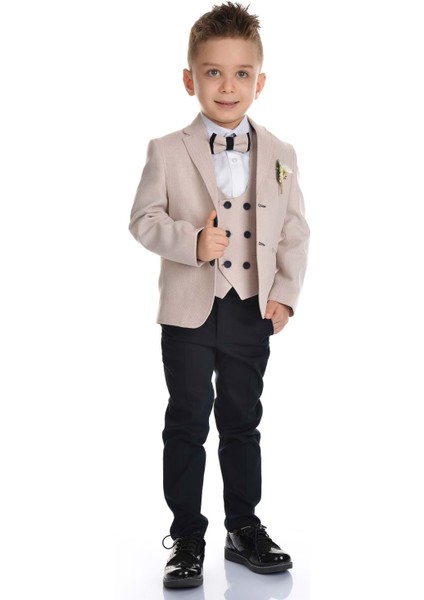 Yelekli Spor Kesim Erkek Çocuk Damatlık