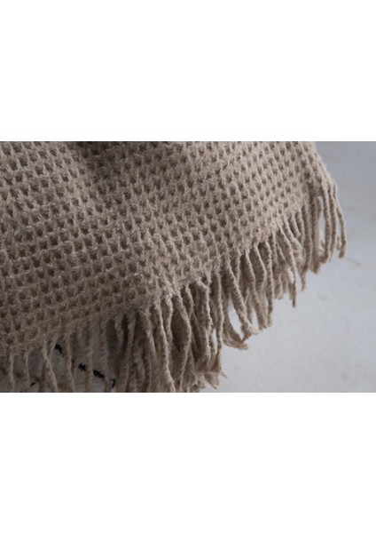 Brighton Collection Waffle Battaniye Bej 130x170cm