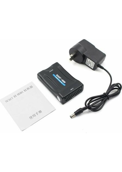 1080 P Scart HDMI Dönüştürücü Video Ses Lüks Sinyal Adaptörü Dönüştürücüler Şarj Adaptörü Kablosu Için Gökyüzü Kutusu DVD Stb HDMI Kabloları (Yurt Dışından)