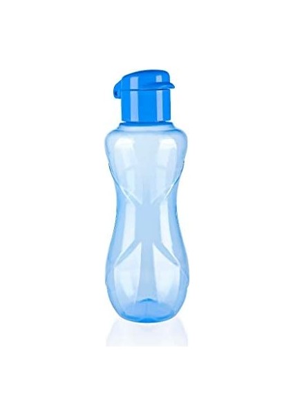 2'li Set Eko Şişe Suluk - Pratik Kapak Matara 500 ml - 750 ml Mavi modelleri