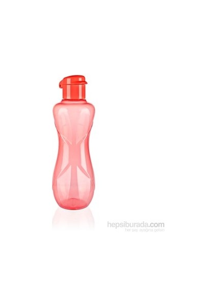 2'li Set Eko Şişe Suluk - Pratik Kapak Matara 500 ml - 750 ml Pembe modelleri