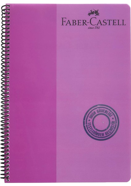 1 adet Bicolor Spiralli Plastik Kapak Defter 80 Yaprak Kareli 5075000128