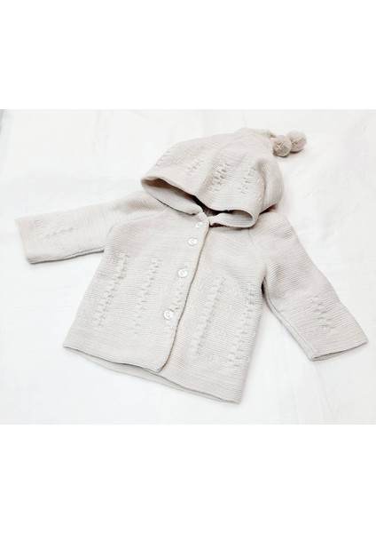 Berkaysun Tekstilden Makine Örgüsü Triko Bebek Hırkası