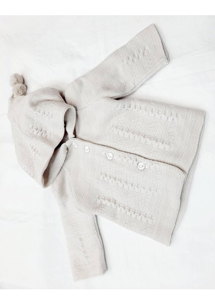 Berkaysun Tekstilden Makine Örgüsü Triko Bebek Hırkası fırsatları