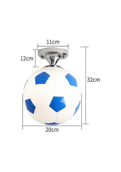 20 cm Futbol Tavan Lambası Futbol LED Tavan Lambası (Yurt Dışından) modelleri