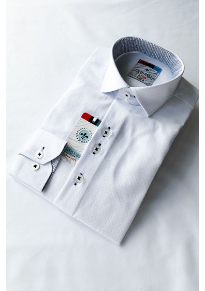 Belirtilmemiş Beyaz Armürlü Uzun Kol Okul Çocuk Gömleği fiyatları