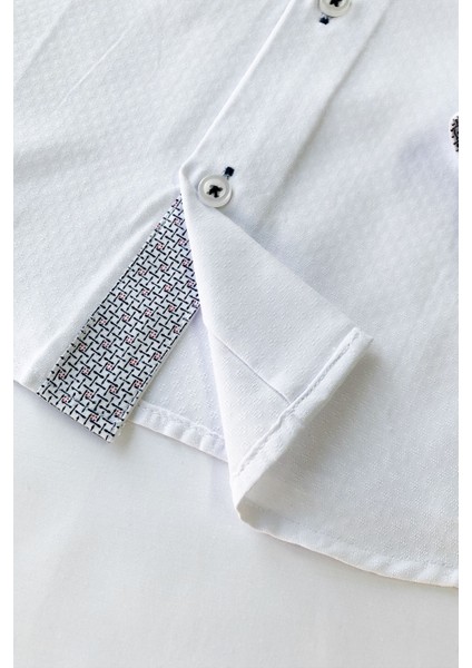 Belirtilmemiş Beyaz Armürlü Uzun Kol Okul Çocuk Gömleği indirimleri