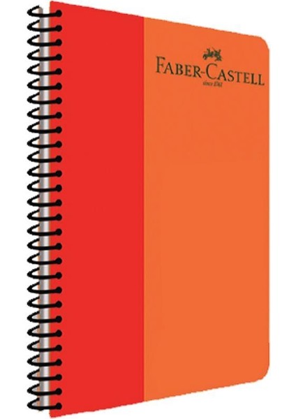 1 adet Bicolor Spiralli Plastik Kapak Defter 80 Yaprak Kareli 5075000128