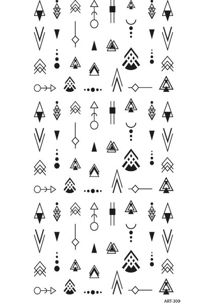 Etnik Desenler-2 Tırnak Dövmesi, Tırnak Tattoo, Nail Art, Tırnak Sticker fırsatları