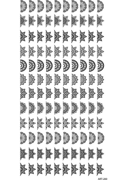 Mandala Desenler Tırnak Dövmesi, Tırnak Tattoo, Nail Art, Tırnak Sticker fiyatları