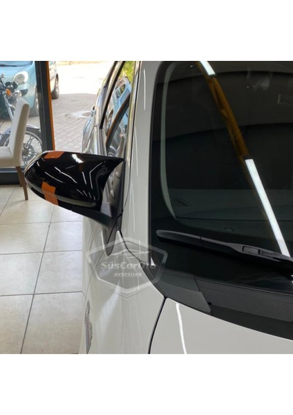 Toyota Corolla 2018 Sonrası E210 Batman Yarasa Ayna Kapağı Piano Black Abs Plastik modelleri
