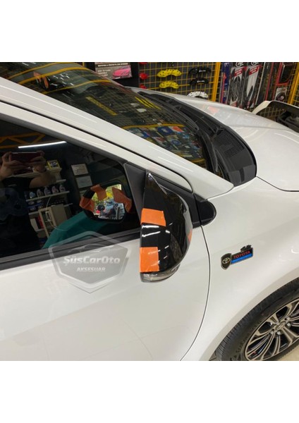 Toyota Corolla 2018 Sonrası E210 Batman Yarasa Ayna Kapağı Piano Black Abs Plastik fırsatları