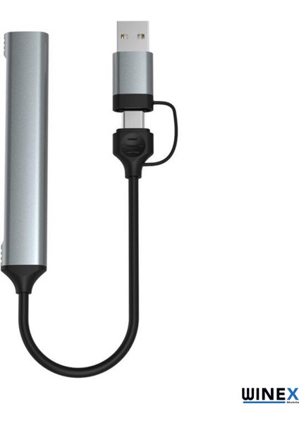 4in1 Usba ve Type-C To Usba 3.01 Çoklayıcı Hub Adaptör