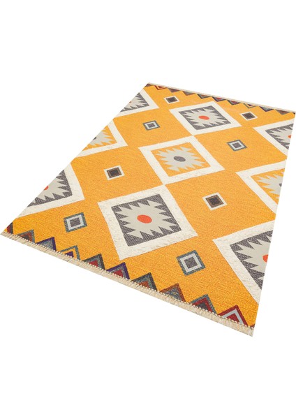 Rugs Modern Rustik 4023 Yellow Iskandinav ve Modern Kilim