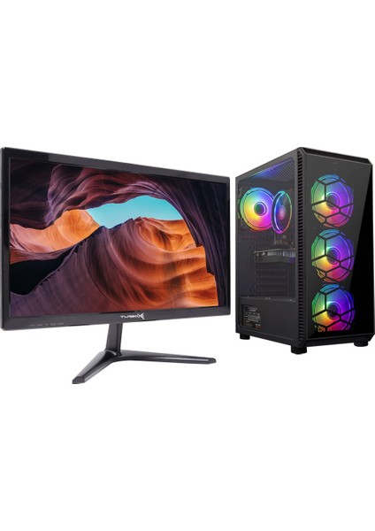 TX1708 Intel Core i5 3470 8 GB Ram 256 GB SSD 2 GB R7 240 Ekran Kartı Freedos 21.5'' FHD Masaüstü Bilgisayar