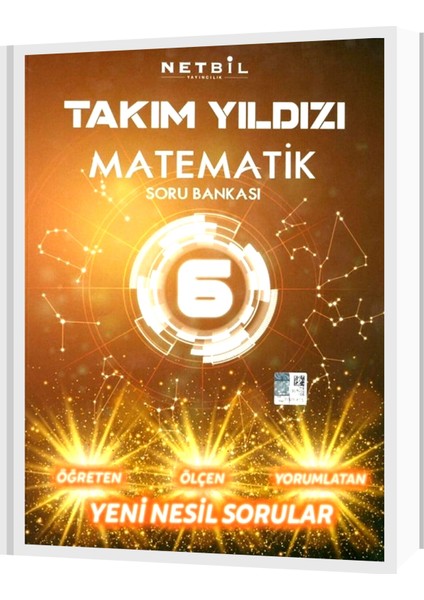 Netbil Yayınları 6. Sınıf Matematik Takım Yıldızı Soru Bankası Netbil (Bolnota Özel Güncel Içeriğe Sahiptir)