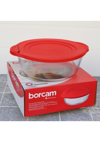 Kırmızı Kapaklı Yuvarlak Borcam