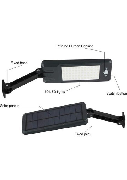 LED Güneş Işıkları Açık Su Geçirmez IP65 Uzaktan Kumanda 60 LED (Yurt Dışından) fiyatları