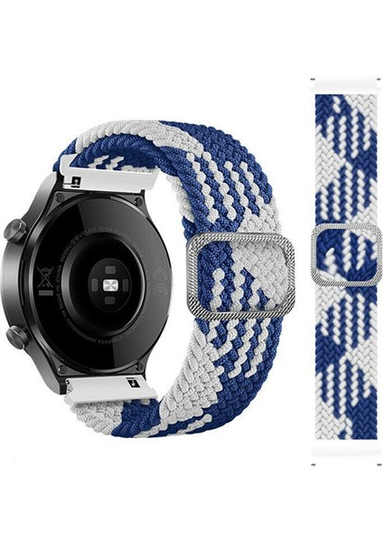 Amazfit Gtr 42 mm Uyumlu Örgü Tokalı Gökkuşağı Renkli Kumaş Ayarlanır Bileklik (20MM ) fiyatları