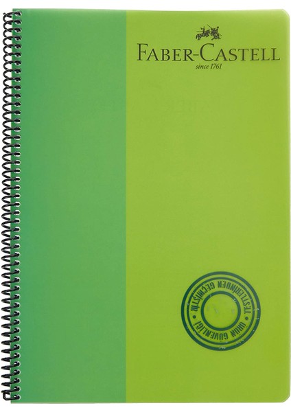 1 adet Bicolor Spiralli Plastik Kapak Defter 80 Yaprak Kareli 5075000128