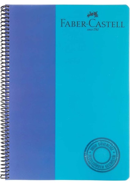 1 adet Bicolor Spiralli Plastik Kapak Defter 80 Yaprak Kareli 5075000128