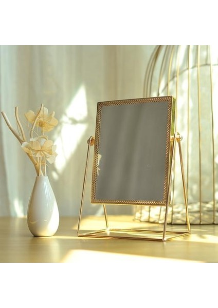 Makyaj Aynası Işık Lüks Retro Avrupa Metal (Yurt Dışından)