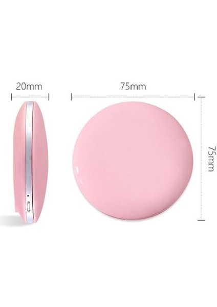 3x Büyüteç Katlanabilir LED Işık Mini Makyaj Aynası (Yurt Dışından)