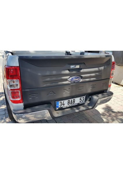 Ranger T7 Bagaj Kabartma Kaplama Ranger Yazılı Mat Siyah