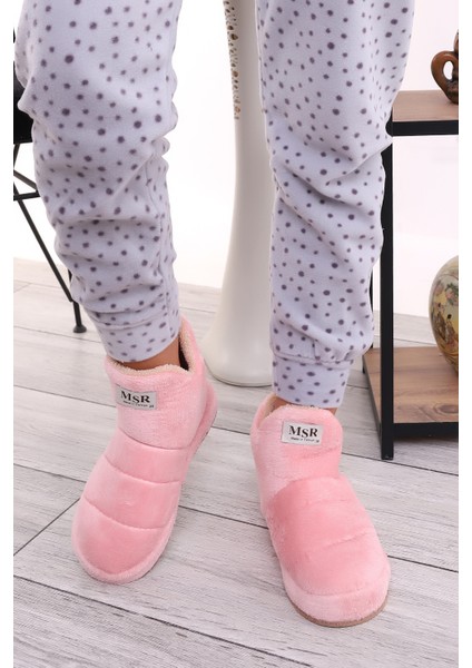EB080 Kadın Peluş Kışlık Panduf Ev Botu Ev Ayakkabısı indirimleri