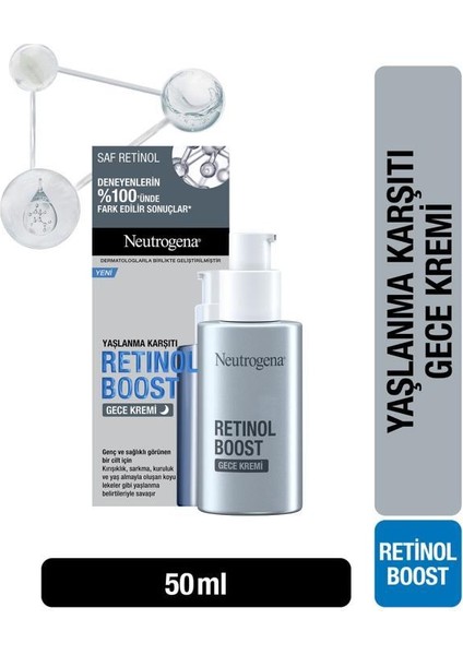 Retinol Boost Gece Kremi Antiaging 50 ml