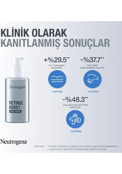 Retinol Boost Gece Kremi Antiaging 50 ml