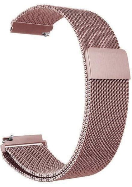 Huawei Watch Gt Için Mıknatıslı Milanese Kordon Rose