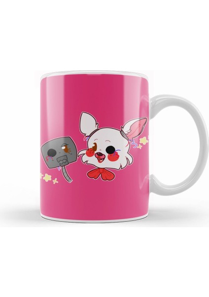 Fnaf Toony Mangle Kupa Bardak Porselen