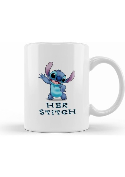 Lilo And Stitch Her Stitch Kupa Bardak Porselen
