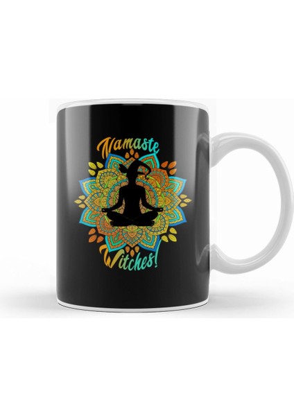 Namaste Witches Yoga Kupa Bardak Porselen