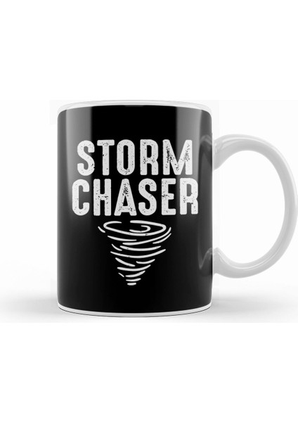 Cute Storm Chaser Severe Weather Tornado Obsessed Kupa Bardak Porselen