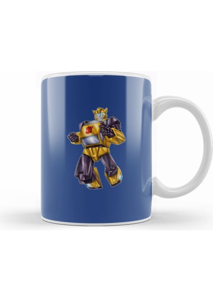 Bumblebee Transformes Kupa Bardak Porselen