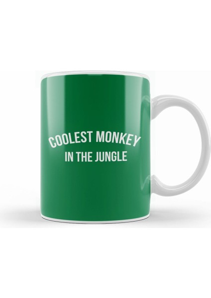 Coolest Monkey In The Jungle Kupa Bardak Porselen