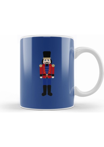 Merry Christmas Nutcracker Kupa Bardak Porselen