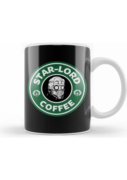 Guardians Of The Galaxy Star Lord Coffee Starbucks Kupa Bardak Porselen