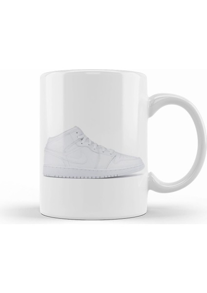 Jordan 1 Mid Gs White Kupa Bardak Porselen