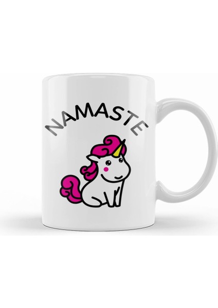 Namaste Unicorn Kupa Bardak Porselen