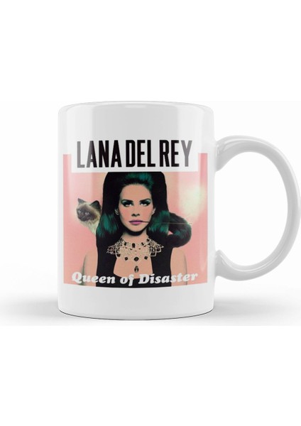 Lana Del Rey Queen Of Lana Kupa Bardak Porselen