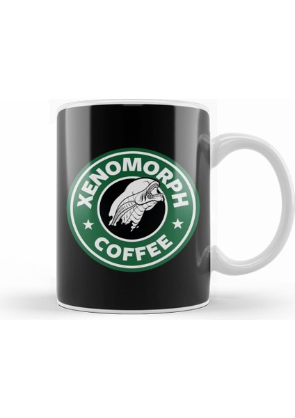 Alien Xenomorph Coffee Starbucks Kupa Bardak Porselen