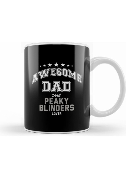 Awesome Dad And Peaky Blinders Lover Kupa Bardak Porselen