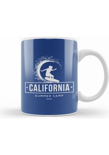 California Summer Surf Camp Kupa Bardak Porselen