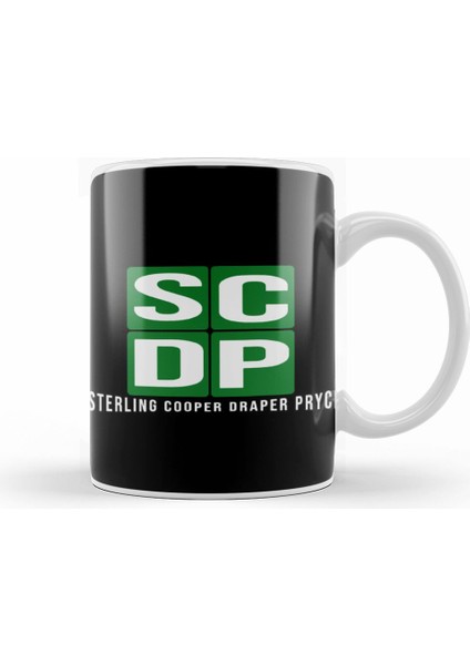 Sterling Cooper Draper Pryce Mad Men Inspired 02 Kupa Bardak Porselen