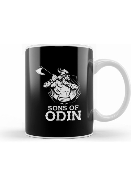 Awesome Sons Of Odin Norse Vikings Kupa Bardak Porselen