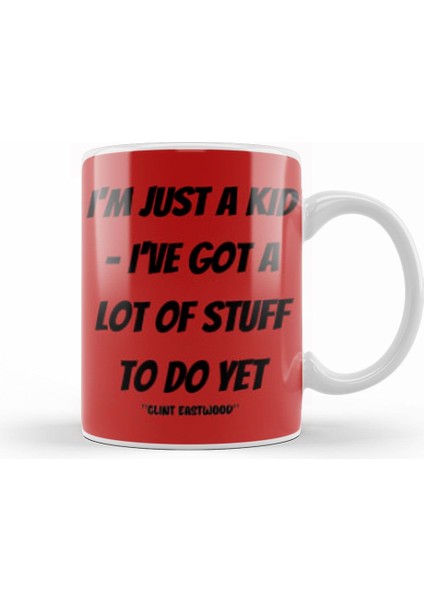 Clint Eastwood Quotes Gift Vintage Retro Rainbow Style Kupa Bardak Porselen